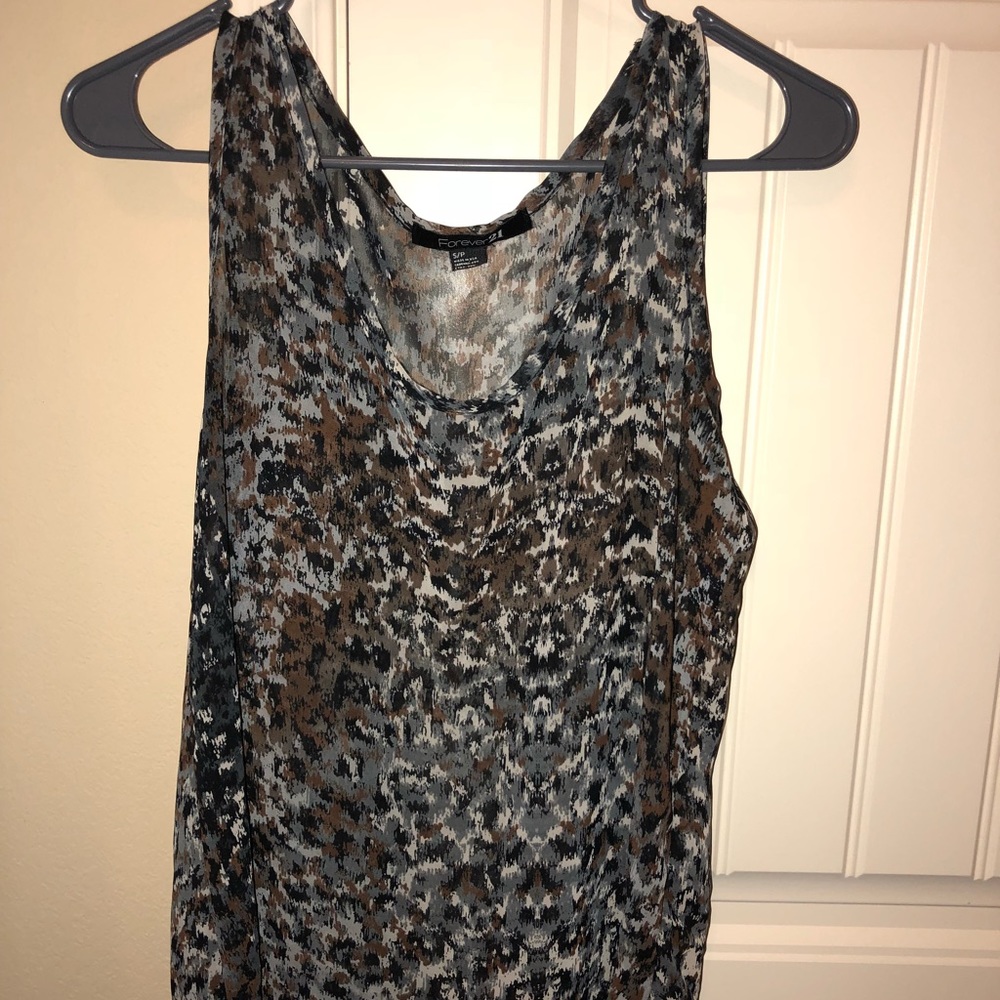 Cheetah Print tank top